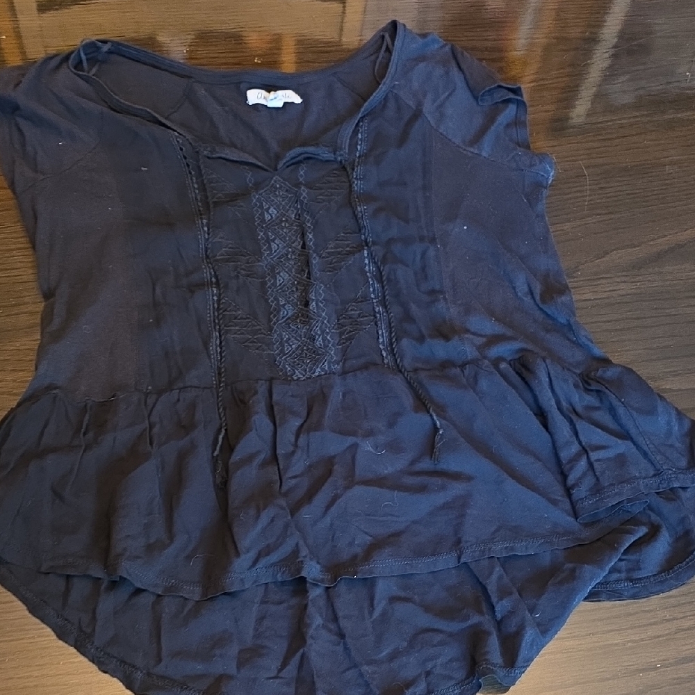 Aeropostale Black Women's Blouse